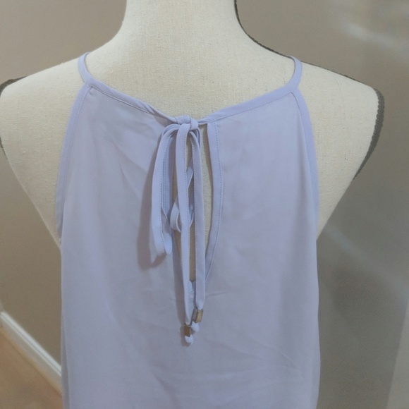 Lavender ruffle tank - Picture 2 of 2